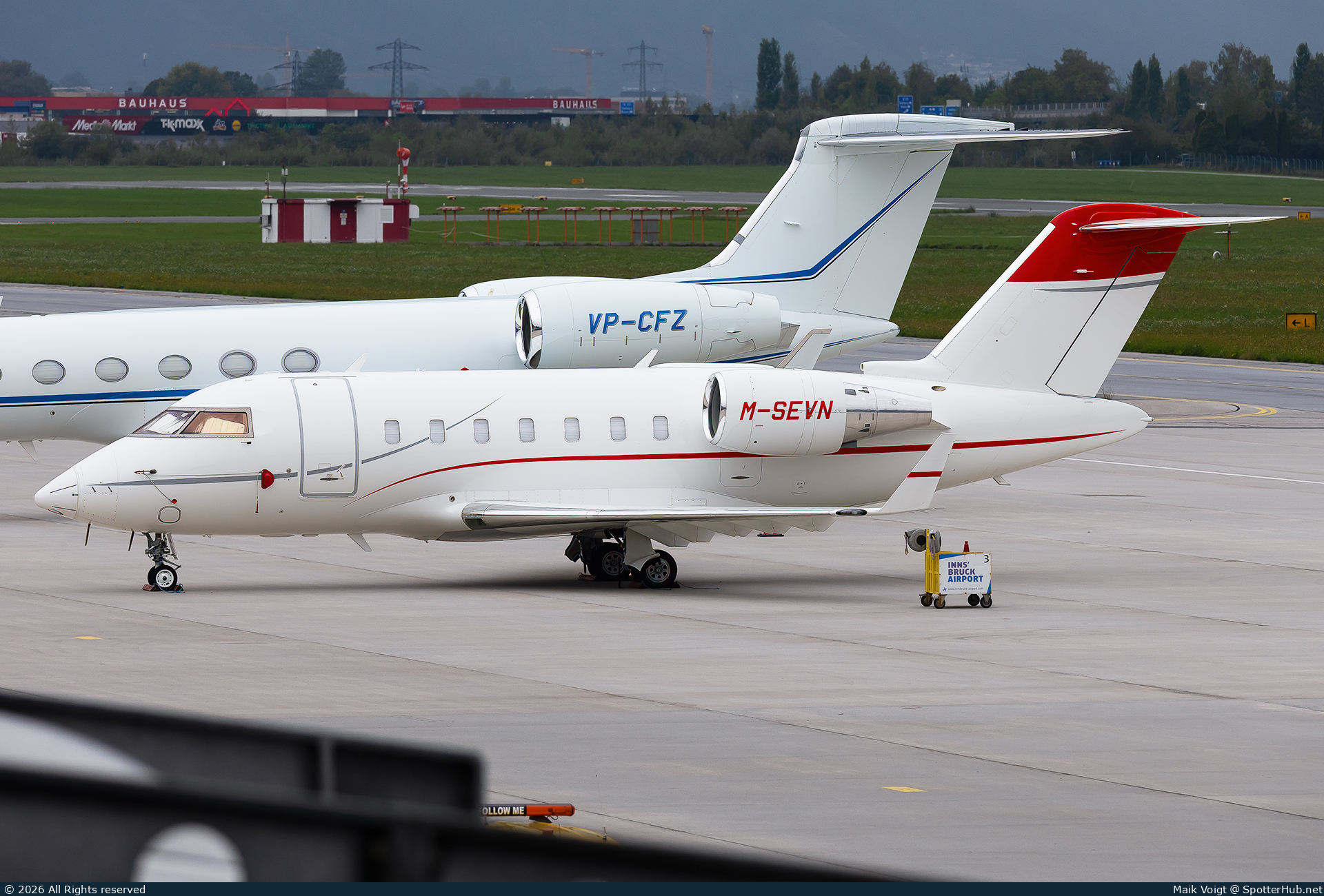 Photo of M-SEVN - Bombardier Challenger 605 operated by Persimmon Trading