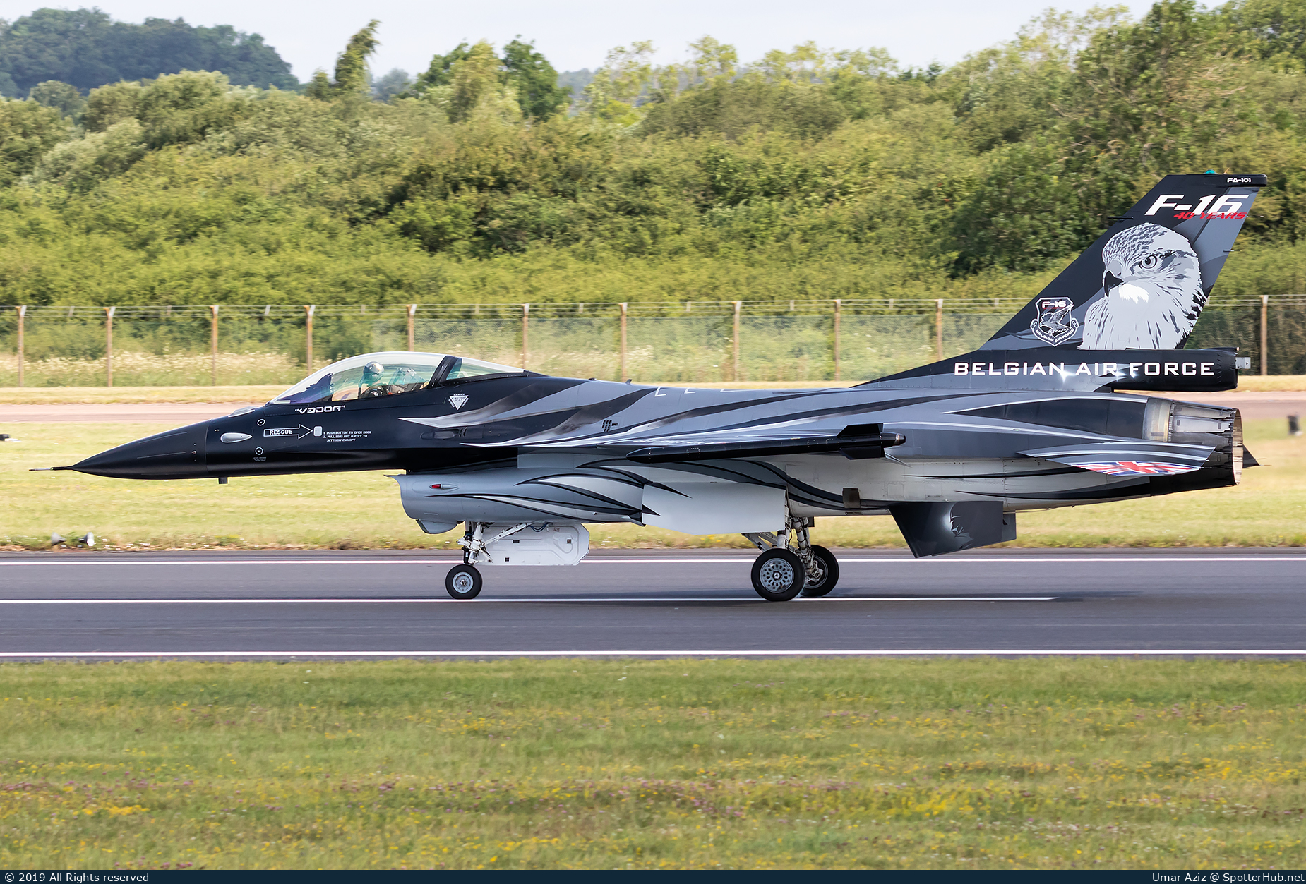 Photo of FA-101 - General Dynamics F-16AM Fighting Falcon operated by Belgian Air Force