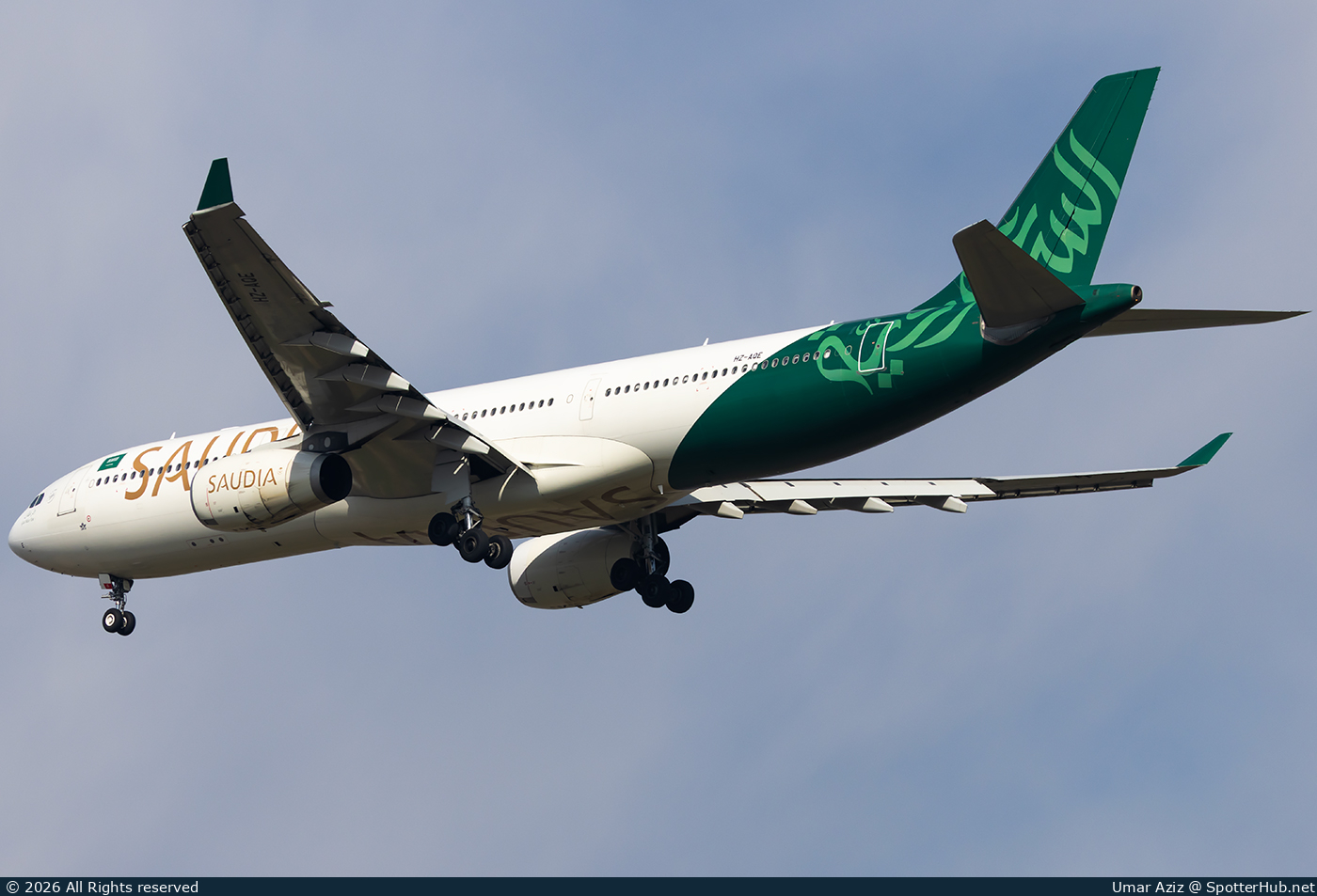 Photo of HZ-AQE - Airbus A330-343 operated by Saudia
