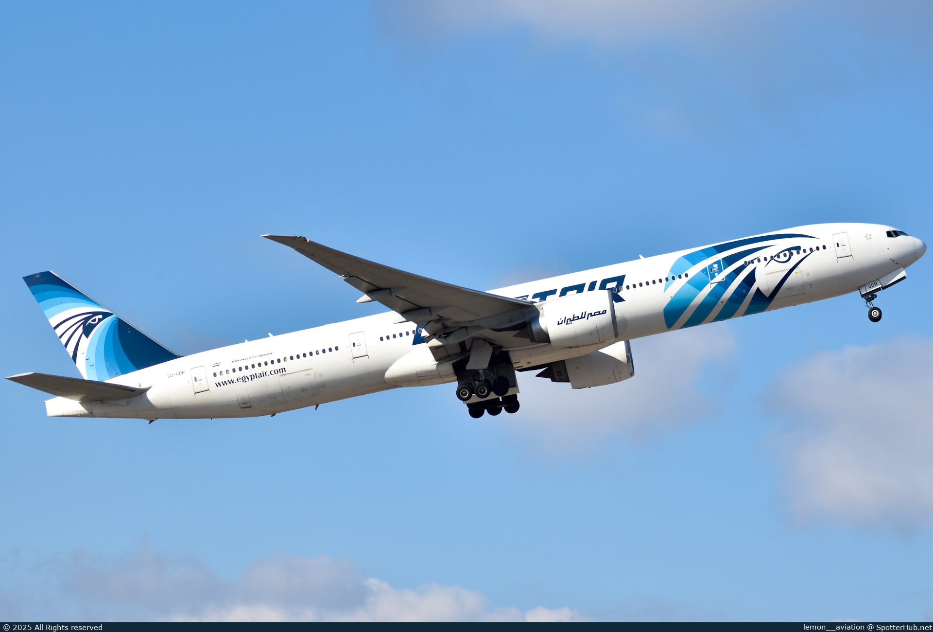 Photo of SU-GDR - Boeing 777-36N(ER) operated by Egyptair
