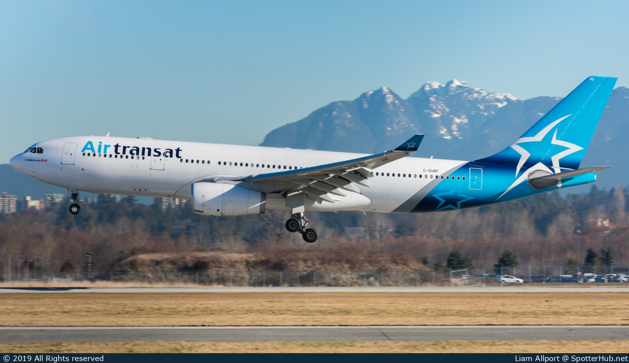 Photo of C-GUBF - Airbus A330-243 operated by Air Transat