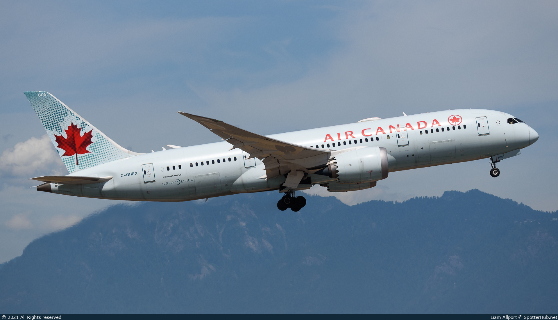 Photo of C-GHPX - Boeing 787-8 Dreamliner operated by Air Canada