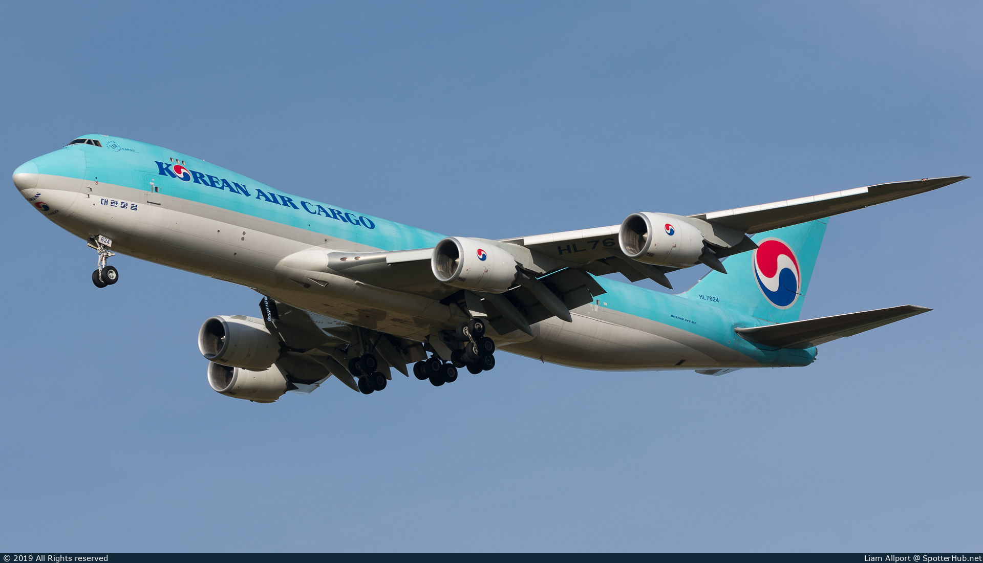 Photo of HL7624 - Boeing 747-8B5F operated by Korean Air Cargo