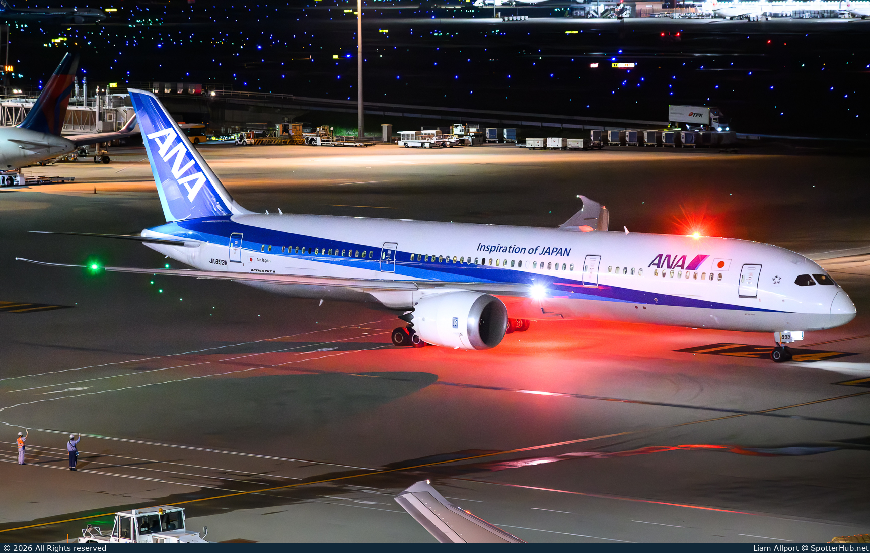 Photo of JA893A - Boeing 787-9 Dreamliner operated by ANA All Nippon Airways (opb Air Japan)