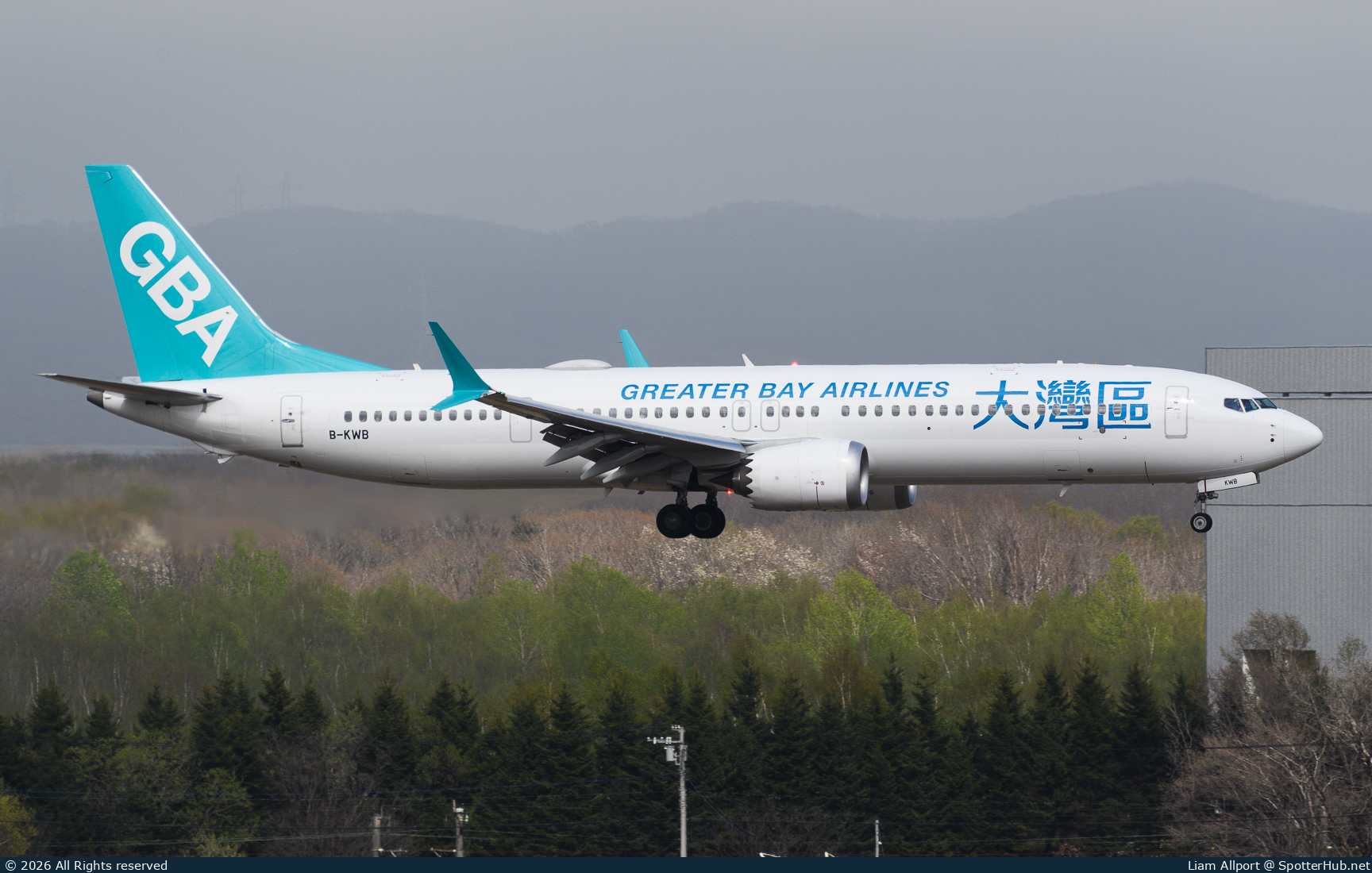 Photo of B-KWB - Boeing 737 MAX 9 operated by Greater Bay Airlines