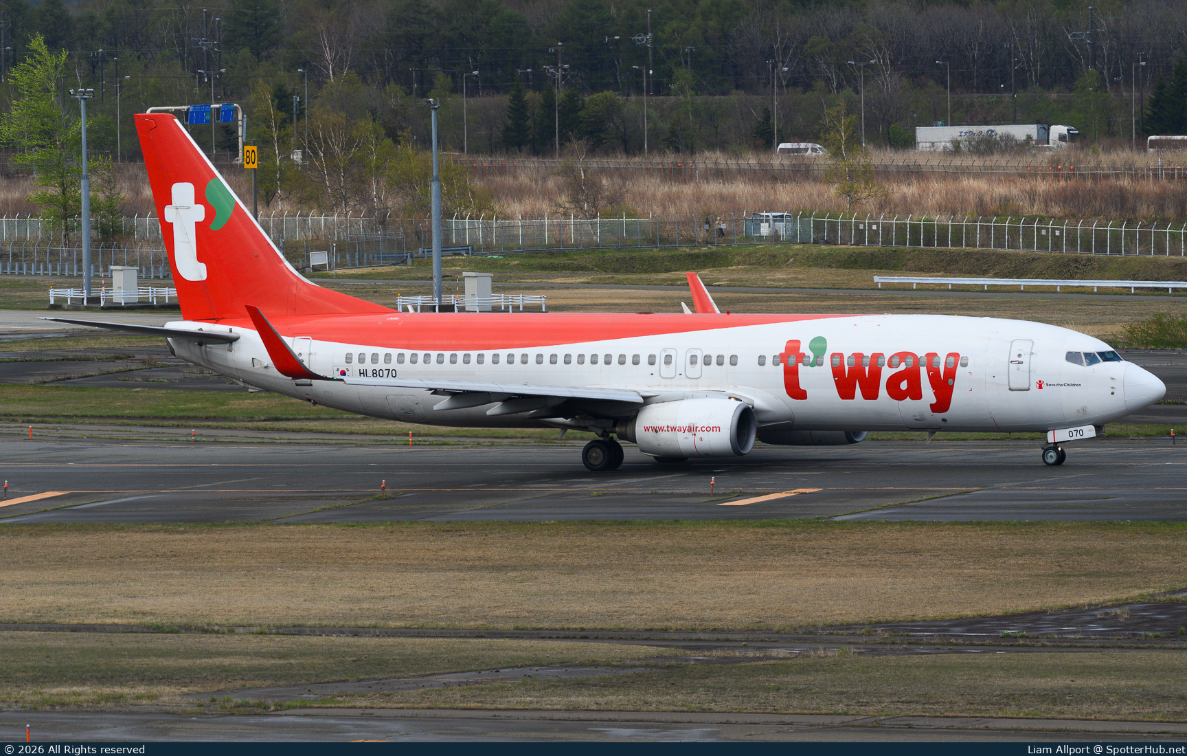 Photo of HL8070 - Boeing 737-8AS operated by T'Way Air
