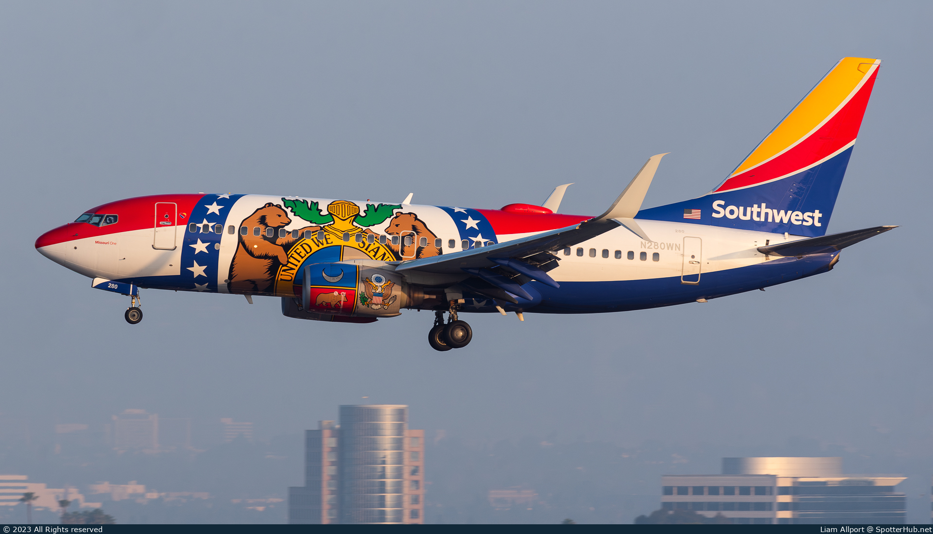Photo of N280WN - Boeing 737-7H4 operated by Southwest Airlines