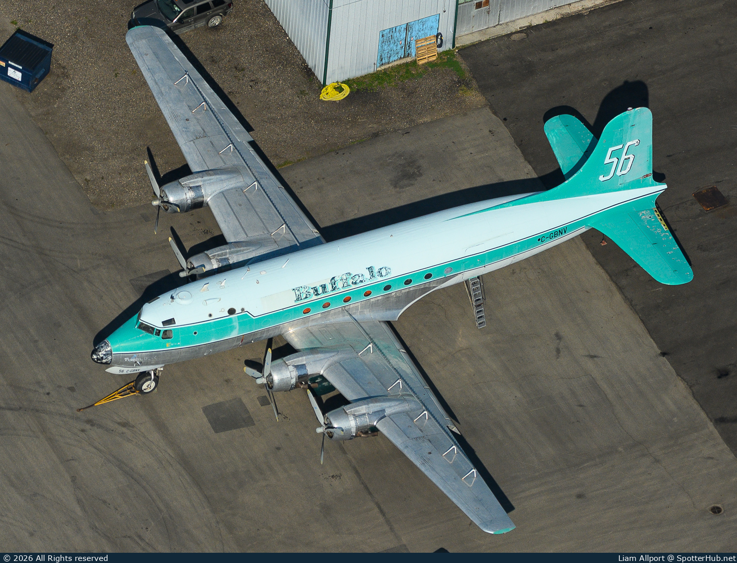 Photo of C-GBNV - Douglas VC-54G Skymaster operated by Buffalo Airways