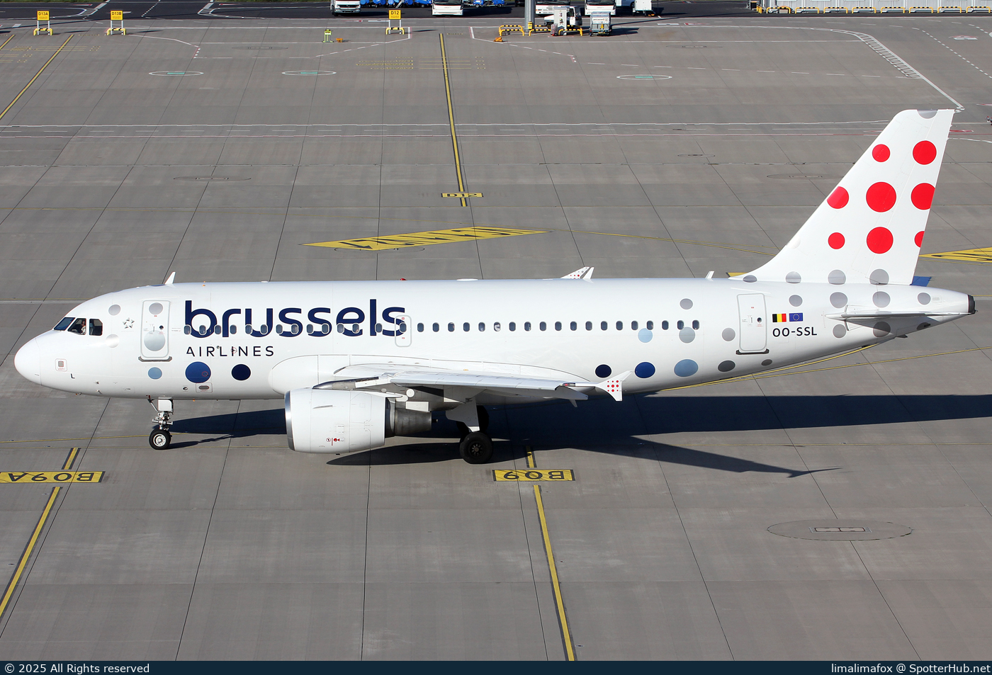 Photo of OO-SSL - Airbus A319-111 operated by Brussels Airlines