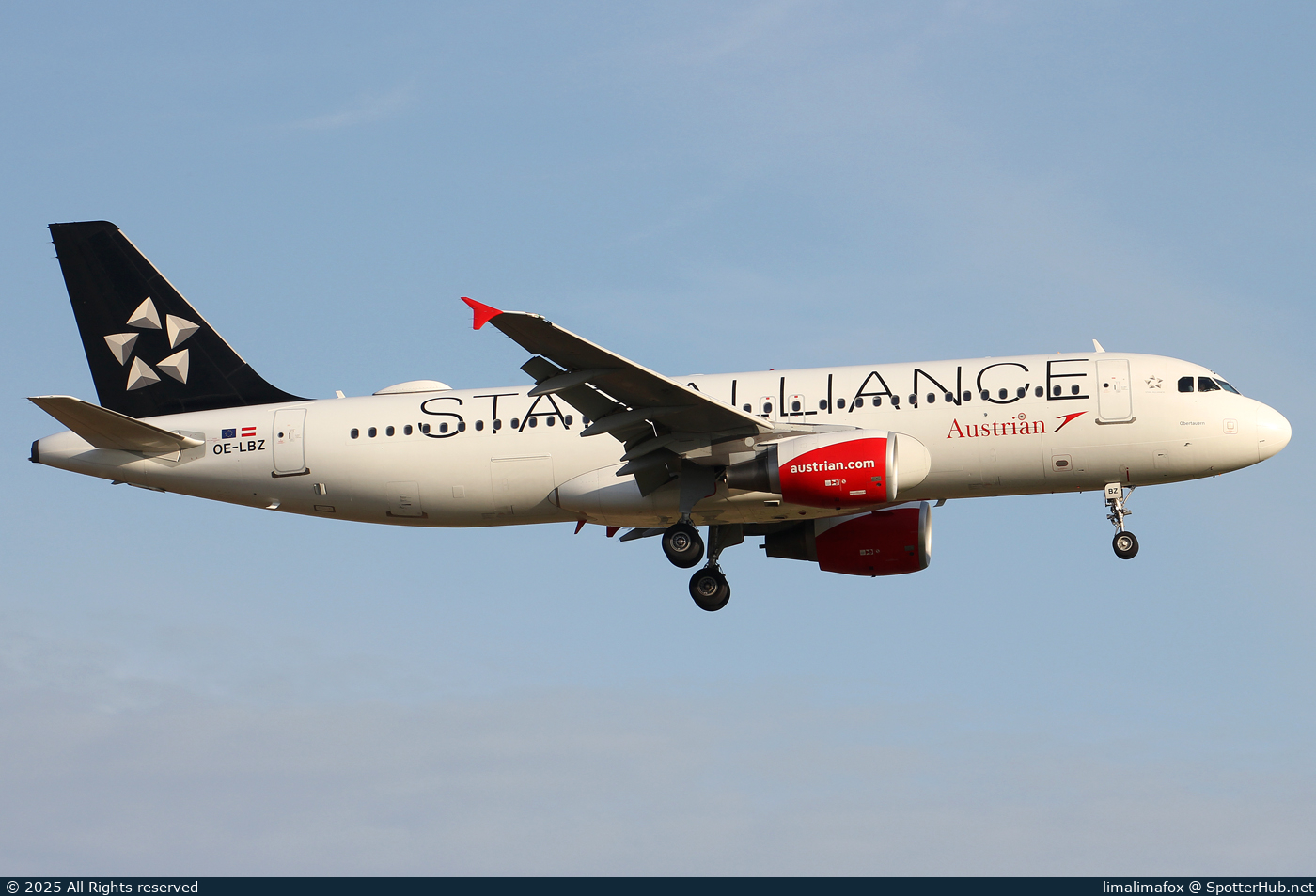 Photo of OE-LBZ - Airbus A320-214 operated by Austrian Airlines