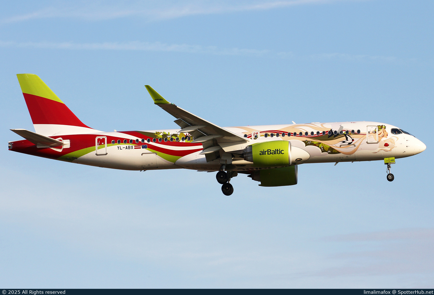 Photo of YL-ABX - Airbus A220-300 operated by airBaltic