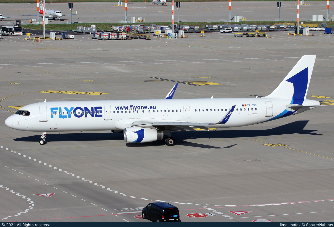 Photo of YR-FIB - Airbus A321-231 operated by FlyOne Romania