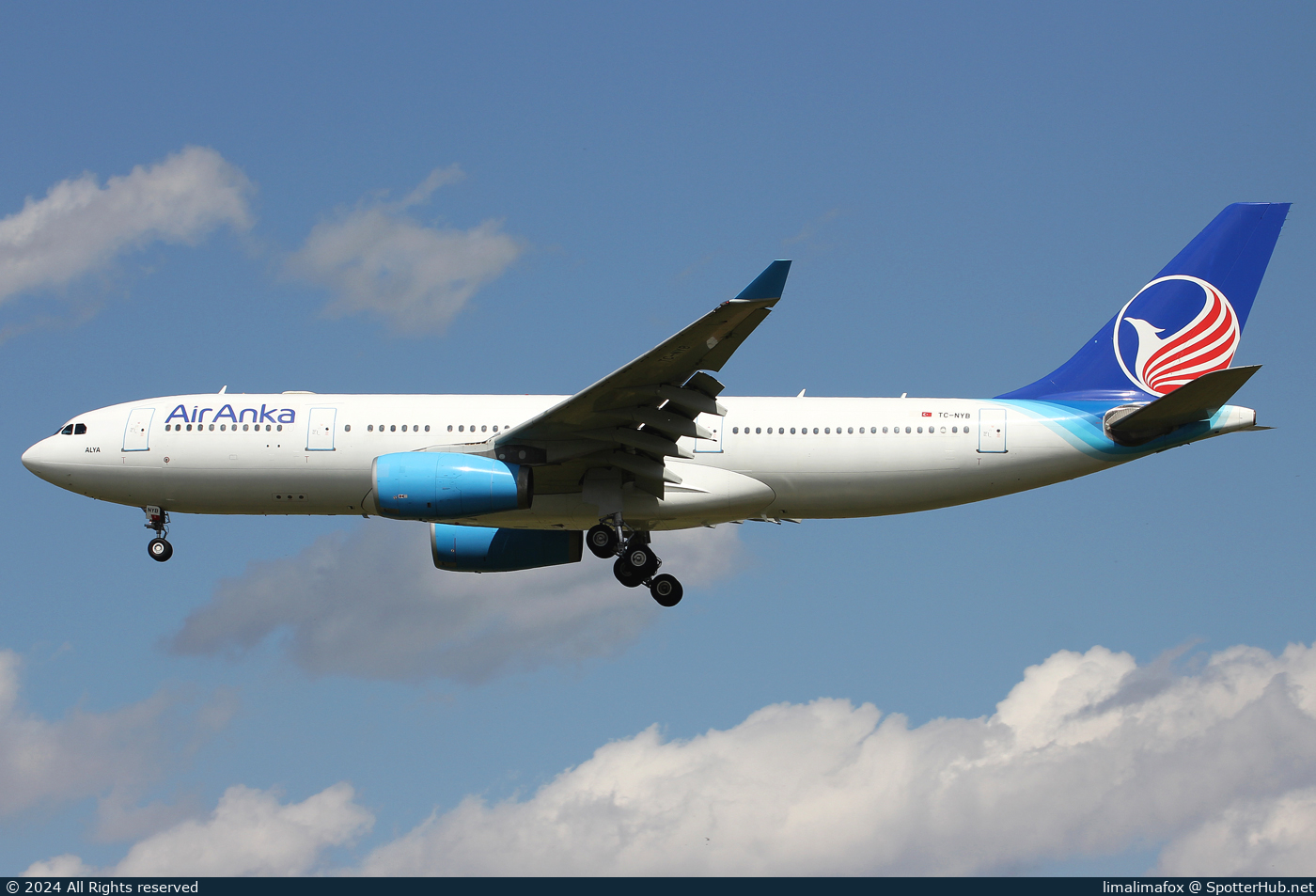 Photo of TC-NYB - Airbus A330-243 operated by Air Anka