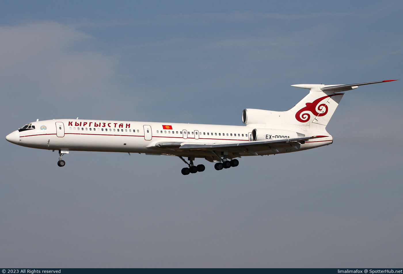 Photo of EX-00001 - Tupolev Tu-154M operated by Government of Kyrgyzstan