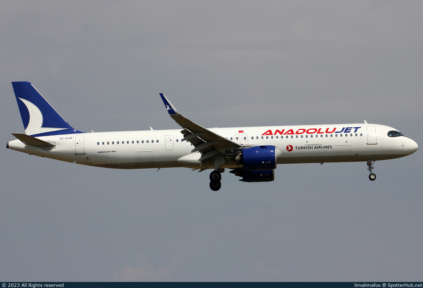 Photo of TC-LUC - Airbus A321-271NX operated by AnadoluJet
