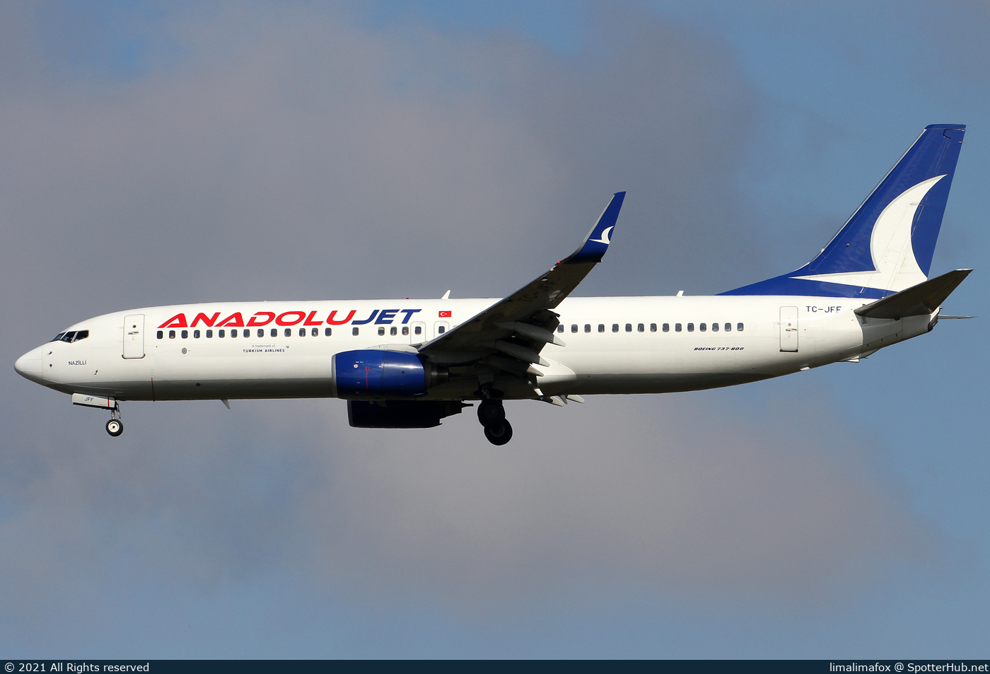 Photo of TC-JFF - Boeing 737-8F2 operated by AnadoluJet