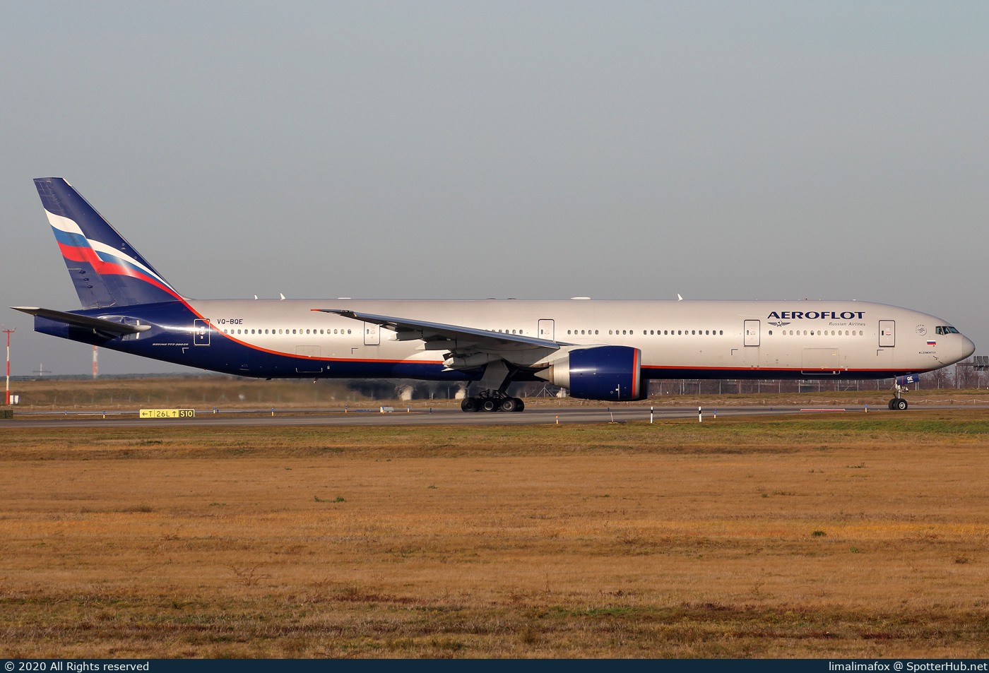 Photo of VQ-BQE - Boeing 777-3M0(ER) operated by Aeroflot