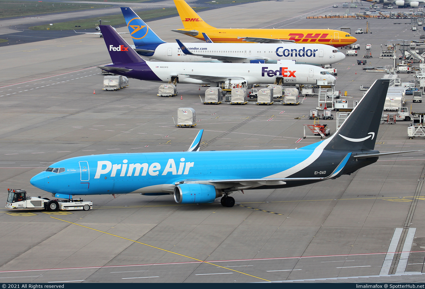 Photo of EI-DAD - Boeing 737-8AS(BCF) operated by Amazon Prime Air (opb ASL Airlines Ireland)