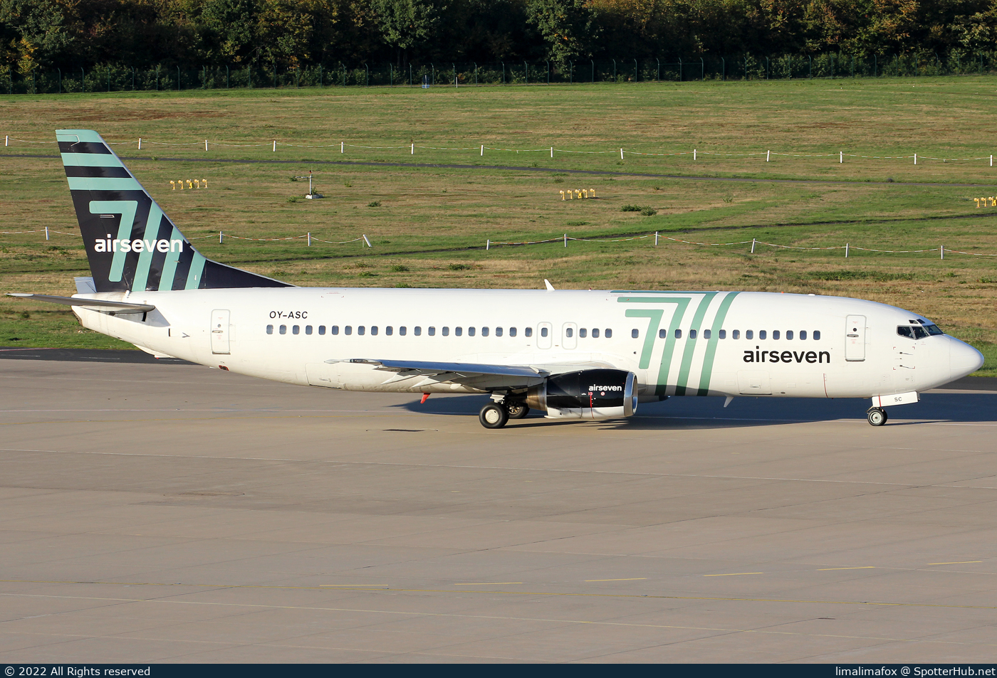 Photo of OY-ASC - Boeing 737-4K5 operated by Airseven (opb Copenhagen Airtaxi)