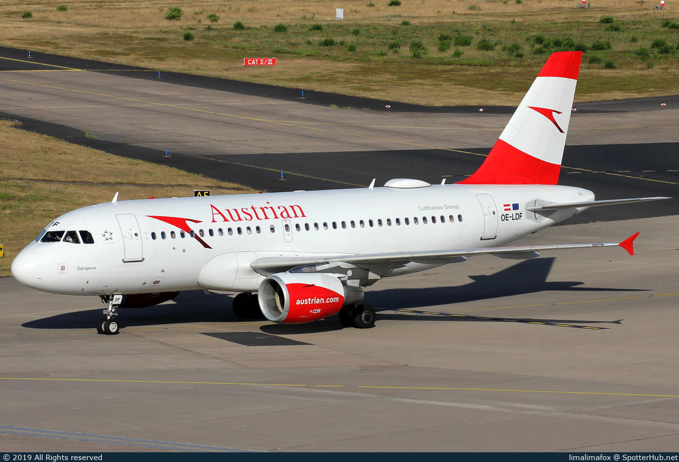 Photo of OE-LDF - Airbus A319-112 operated by Austrian Airlines