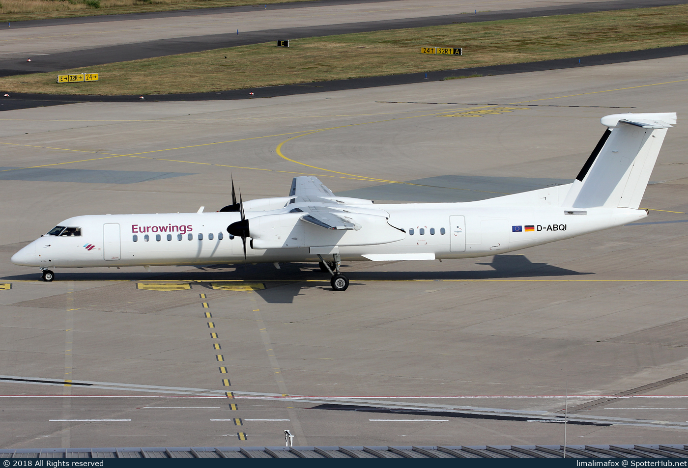 Photo of D-ABQI - Bombardier DHC-8-402 Dash 8 Q400 operated by Eurowings (opb LGW Luftfahrtgesellschaft Walter)
