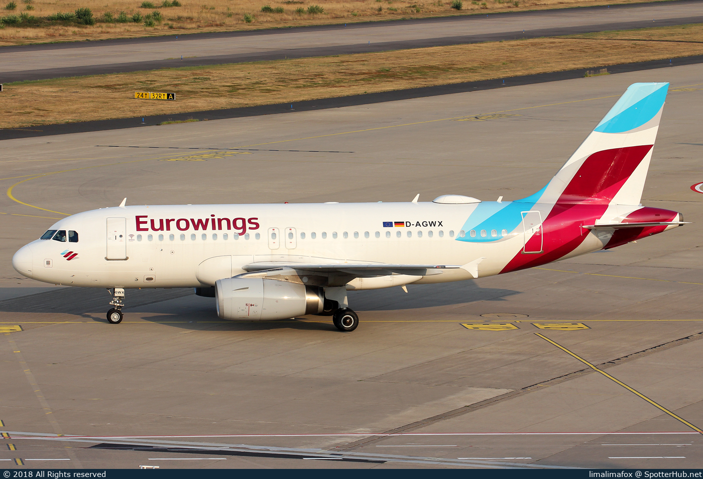 Photo of D-AGWX - Airbus A319-132 operated by Eurowings