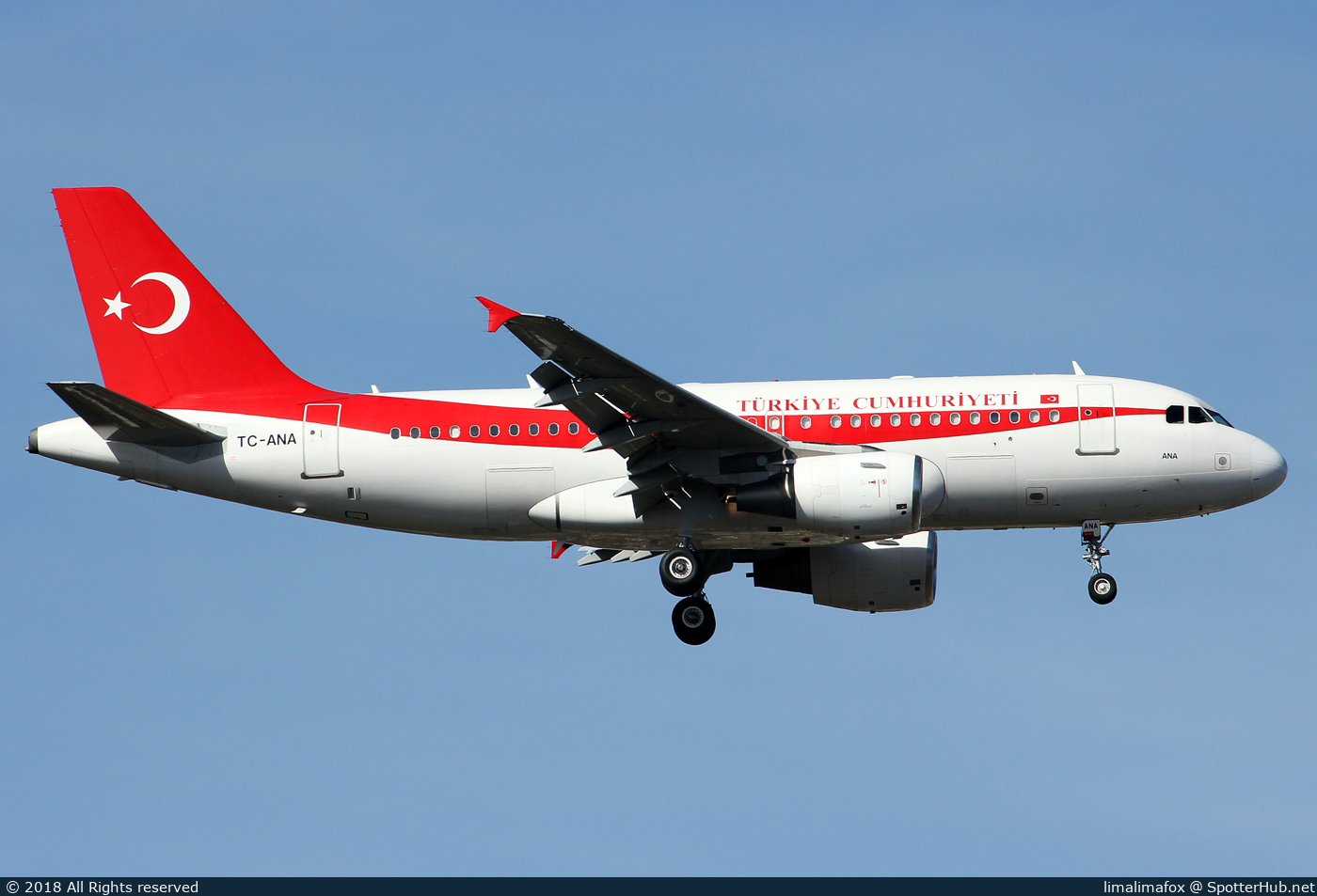Photo of TC-ANA - Airbus A319-115(CJ) operated by Government of Türkiye