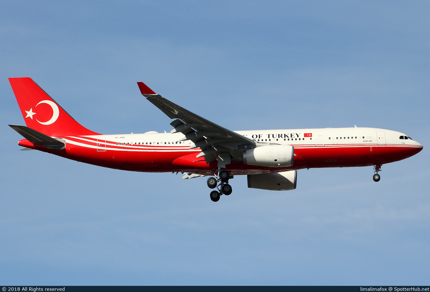 Photo of TC-TUR - Airbus A330-243(CJ) operated by Government of Türkiye