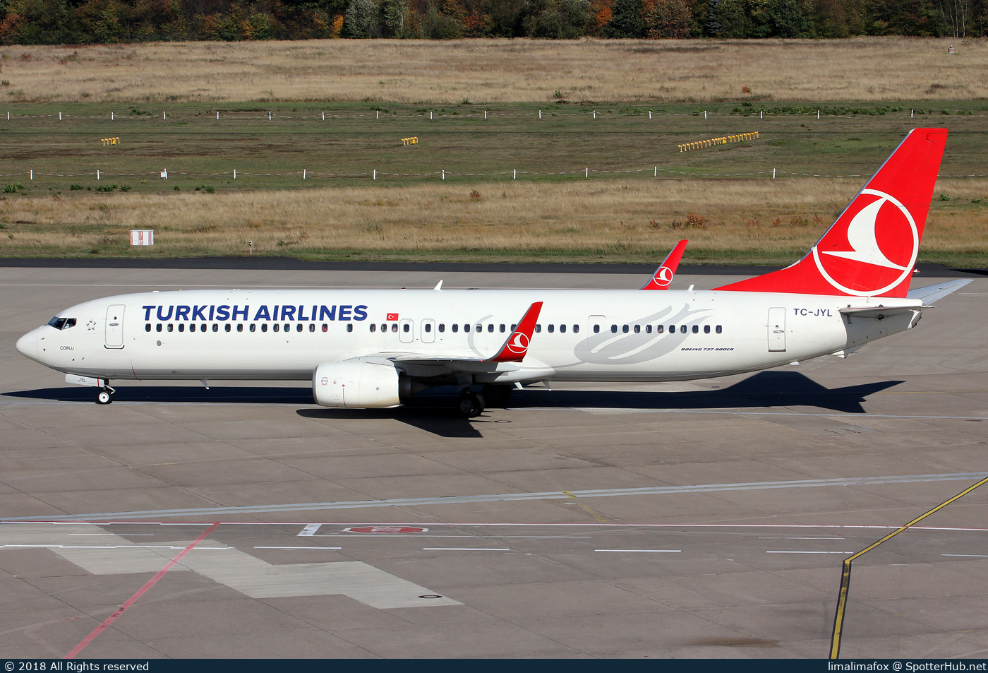 Photo of TC-JYL - Boeing 737-9F2(ER) operated by Turkish Airlines