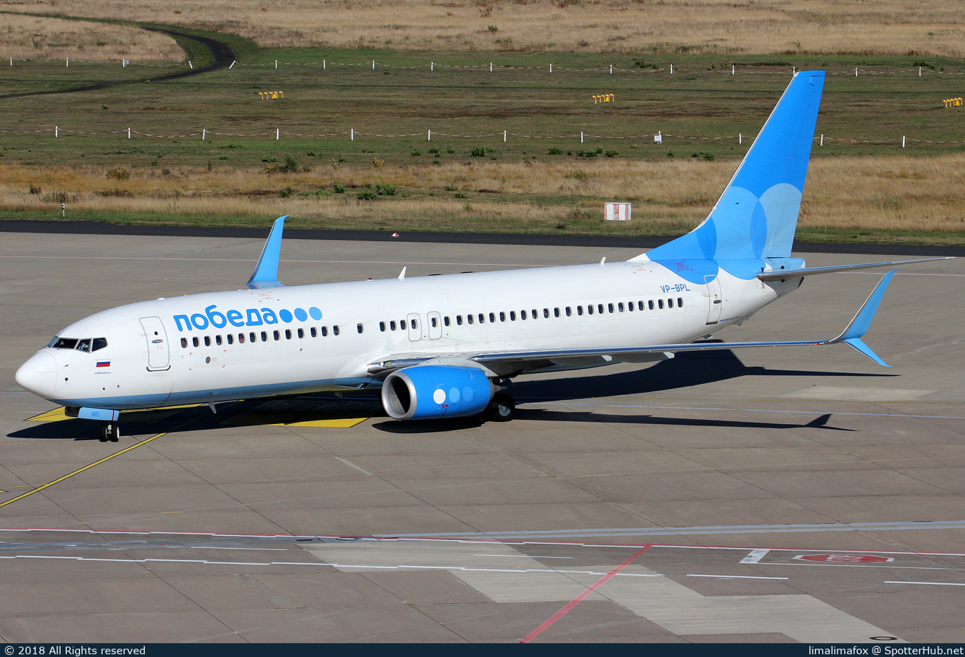 Photo of VP-BPL - Boeing 737-8AL operated by Pobeda