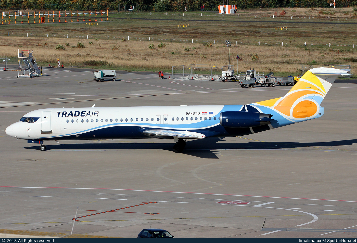 Photo of 9A-BTD - Fokker 100 operated by Trade Air