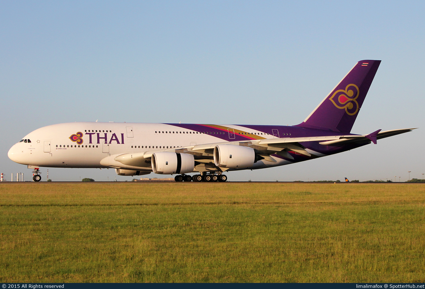 Photo of HS-TUF - Airbus A380-841 operated by Thai Airways International