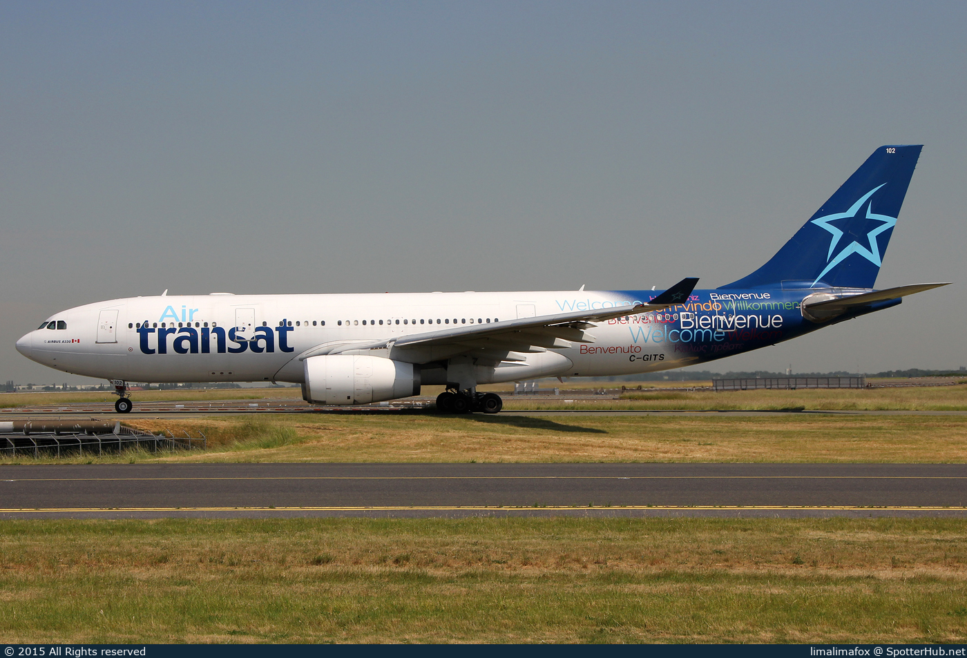 Photo of C-GITS - Airbus A330-243 operated by Air Transat