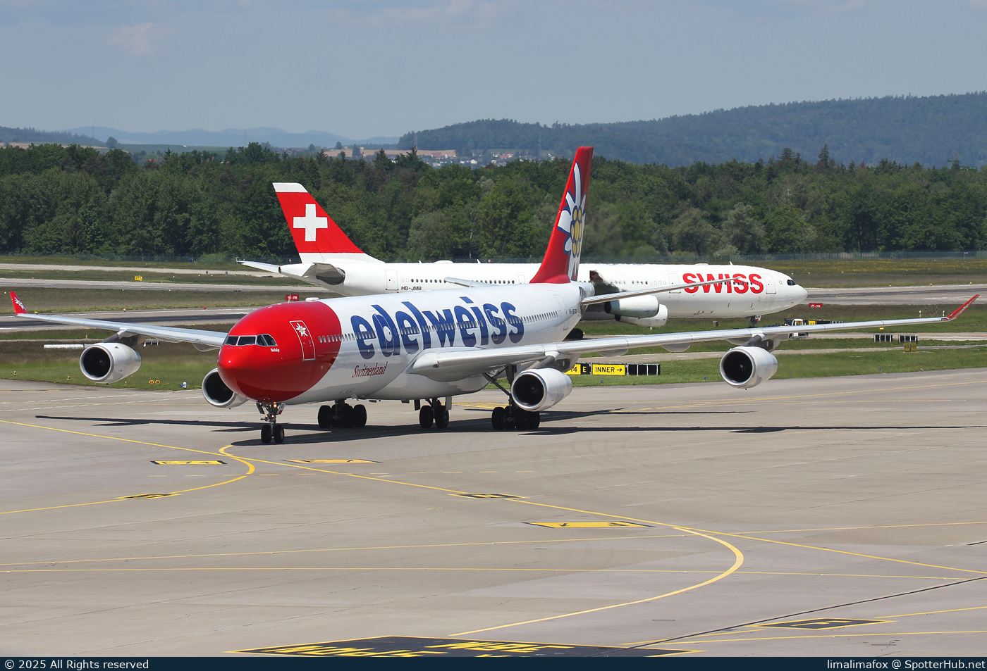 Photo of HB-JMF - Airbus A340-313 operated by Edelweiss Air