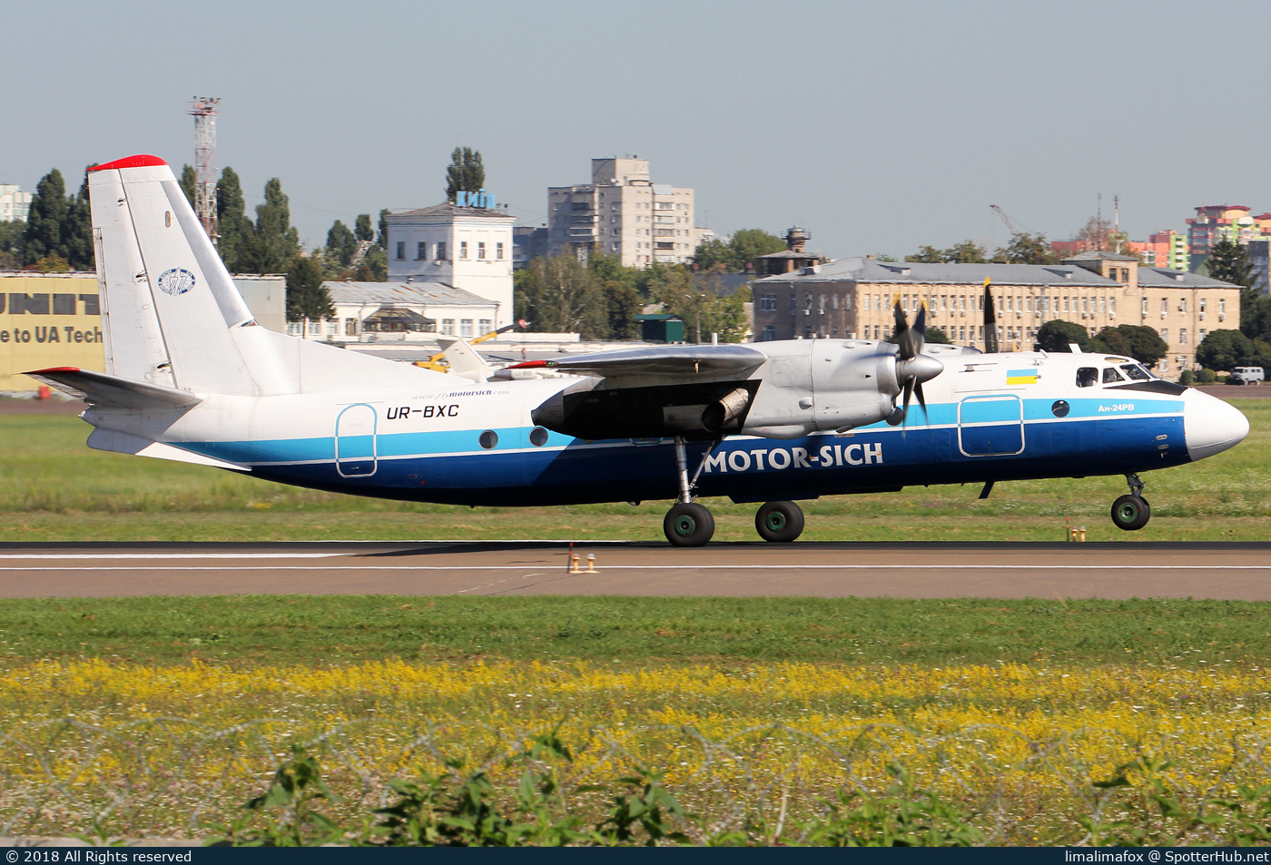 Photo of UR-BXC - Antonov An-24RV operated by Motor Sich Airlines