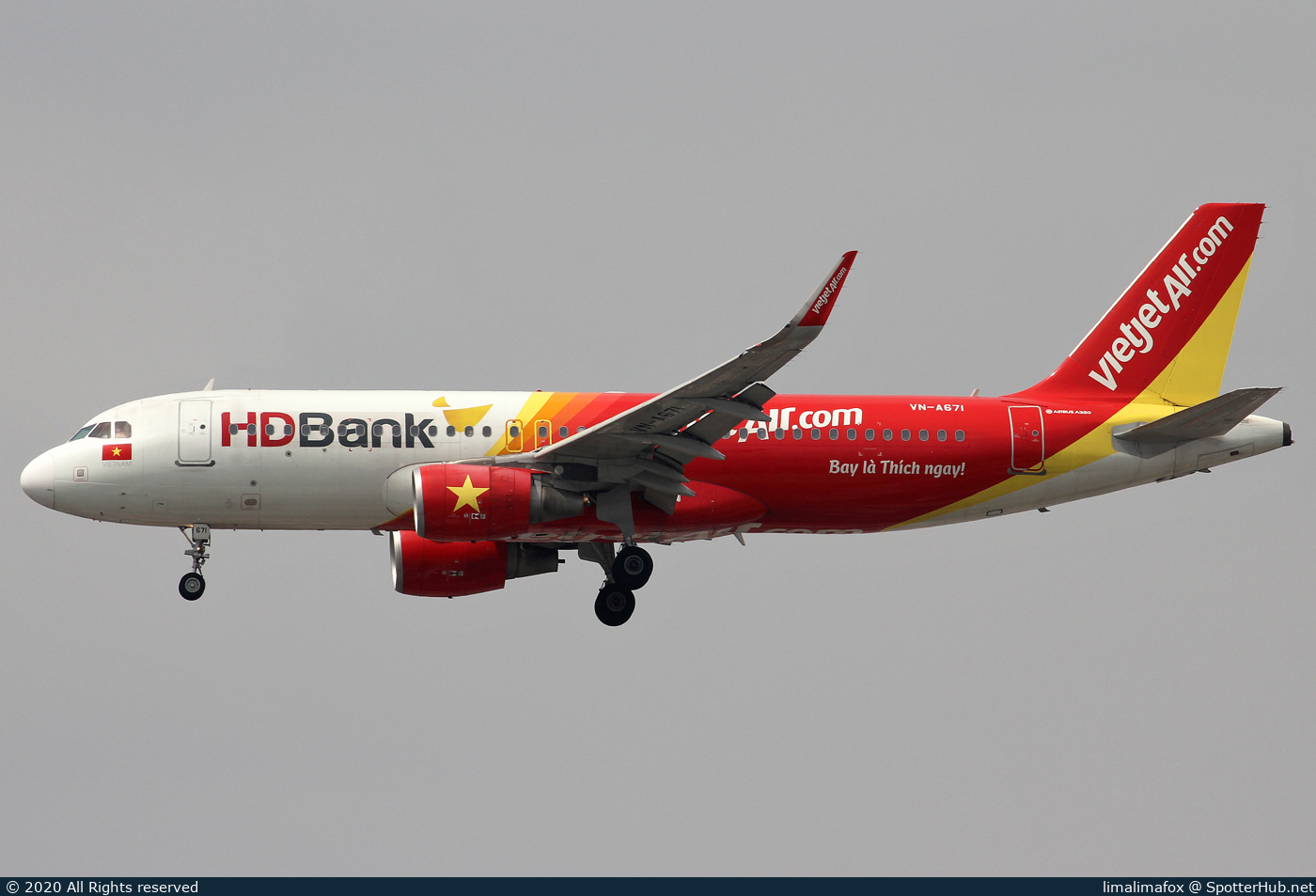 Photo of VN-A671 - Airbus A320-214 operated by VietJet Air