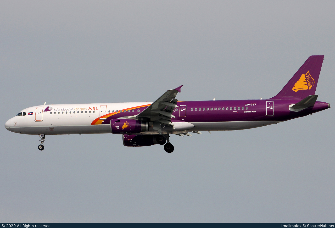 Photo of XU-357 - Airbus A321-231 operated by Cambodia Angkor Air