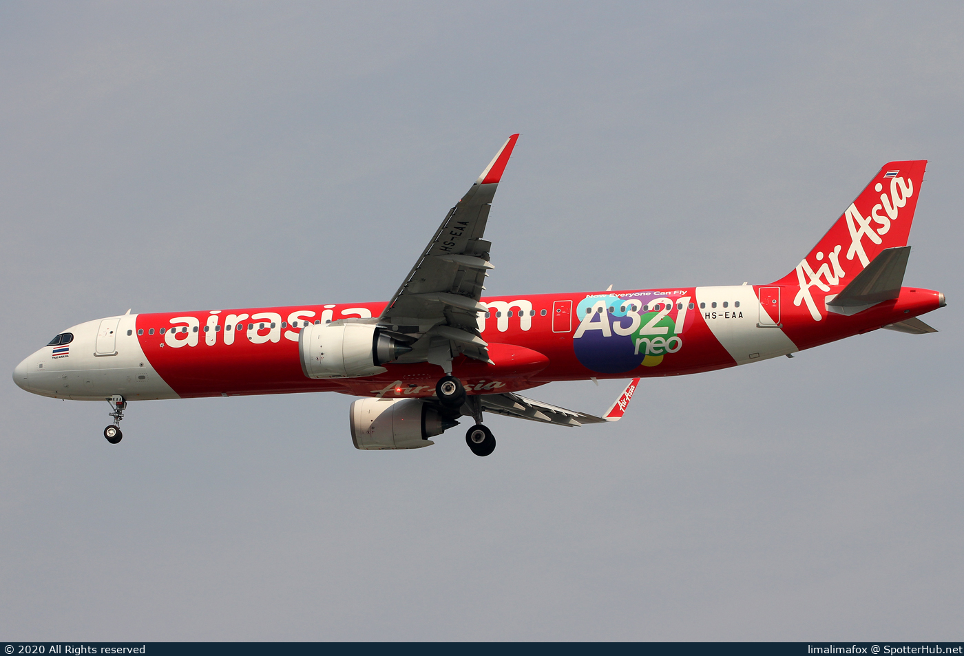 Photo of HS-EAA - Airbus A321-251NX operated by Thai AirAsia