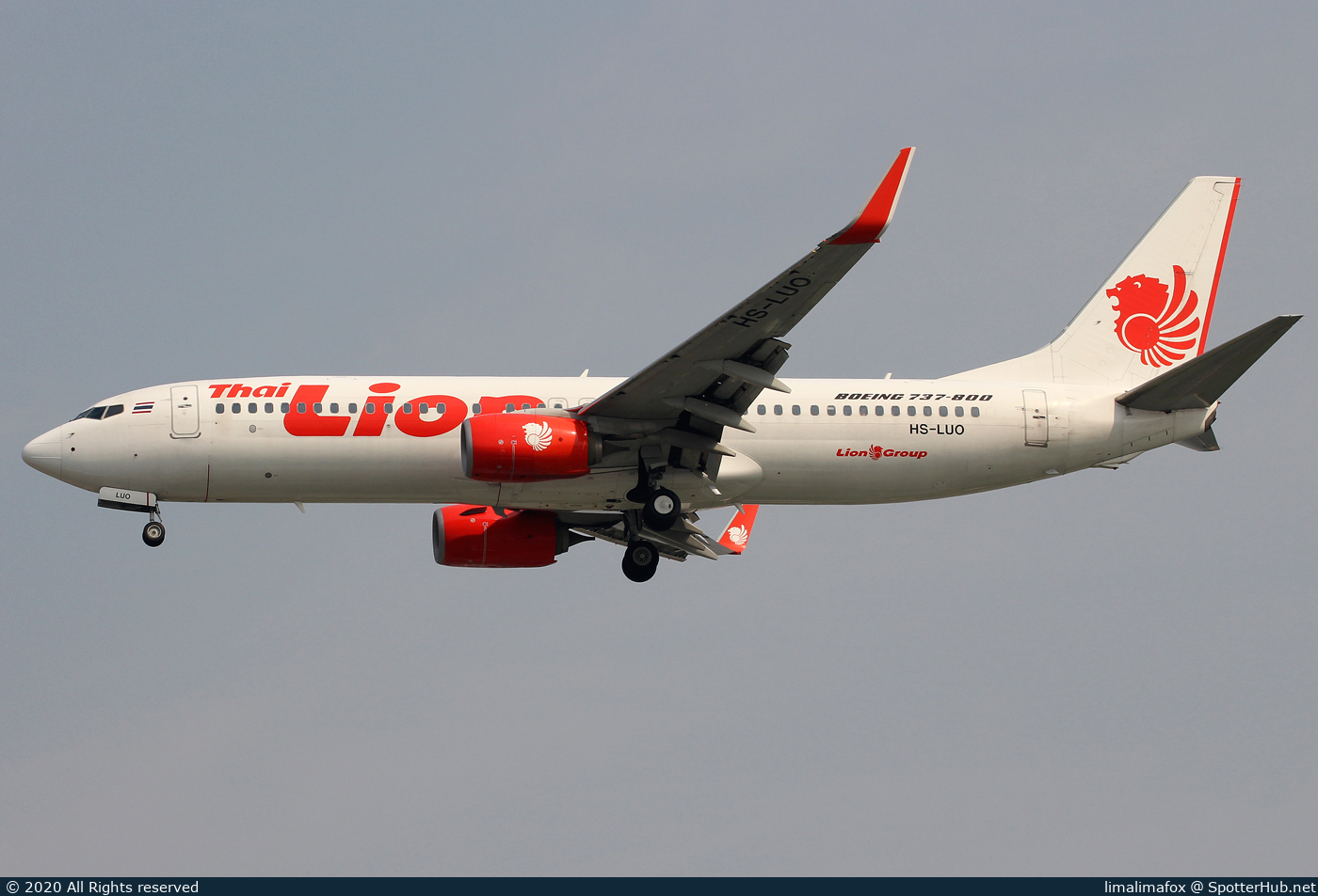 Photo of HS-LUO - Boeing 737-8GP operated by Thai Lion Air