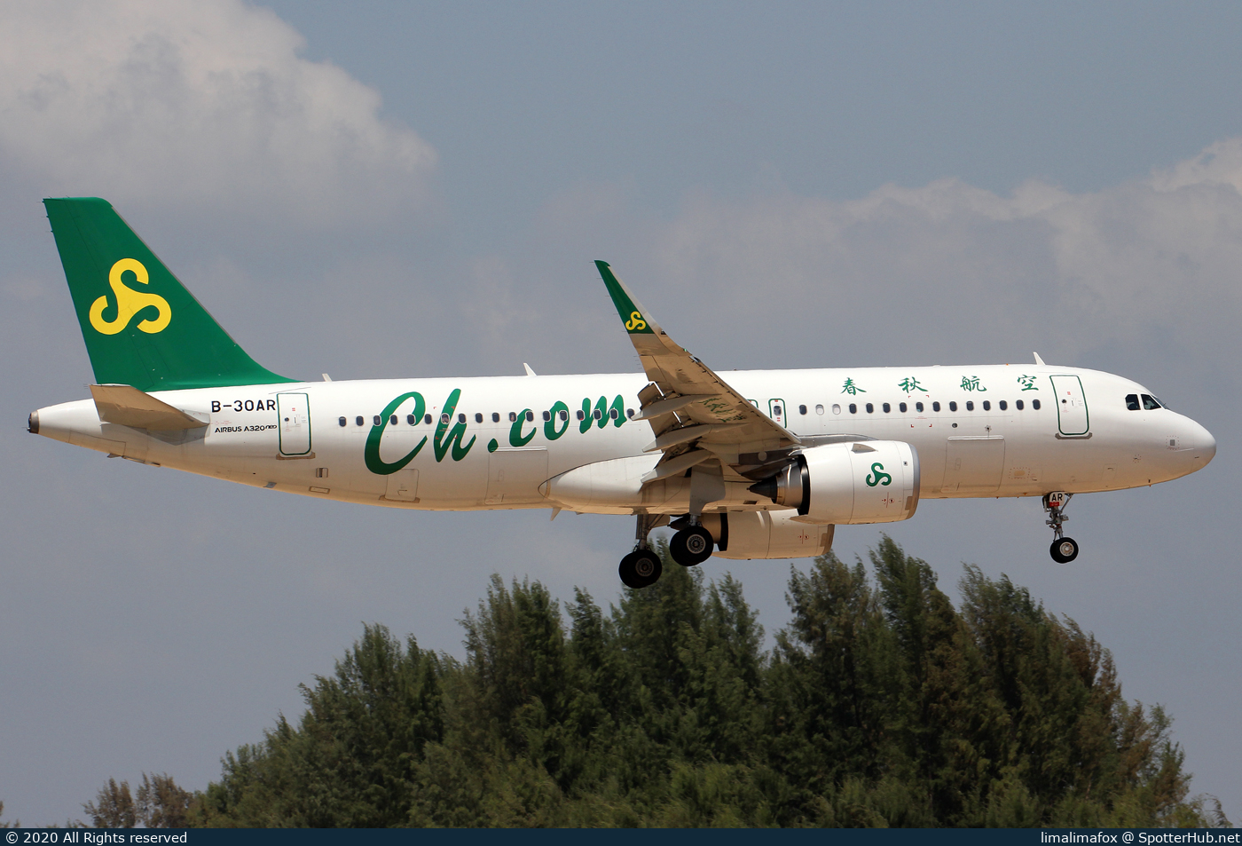Photo of B-30AR - Airbus A320-251N operated by Spring Airlines