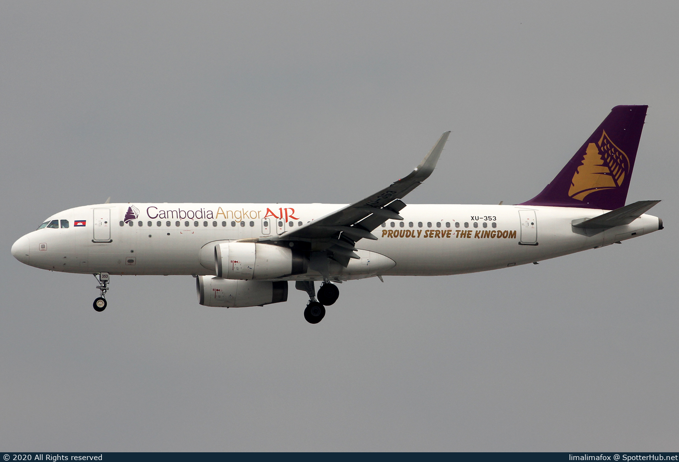 Photo of XU-353 - Airbus A320-232 operated by Cambodia Angkor Air