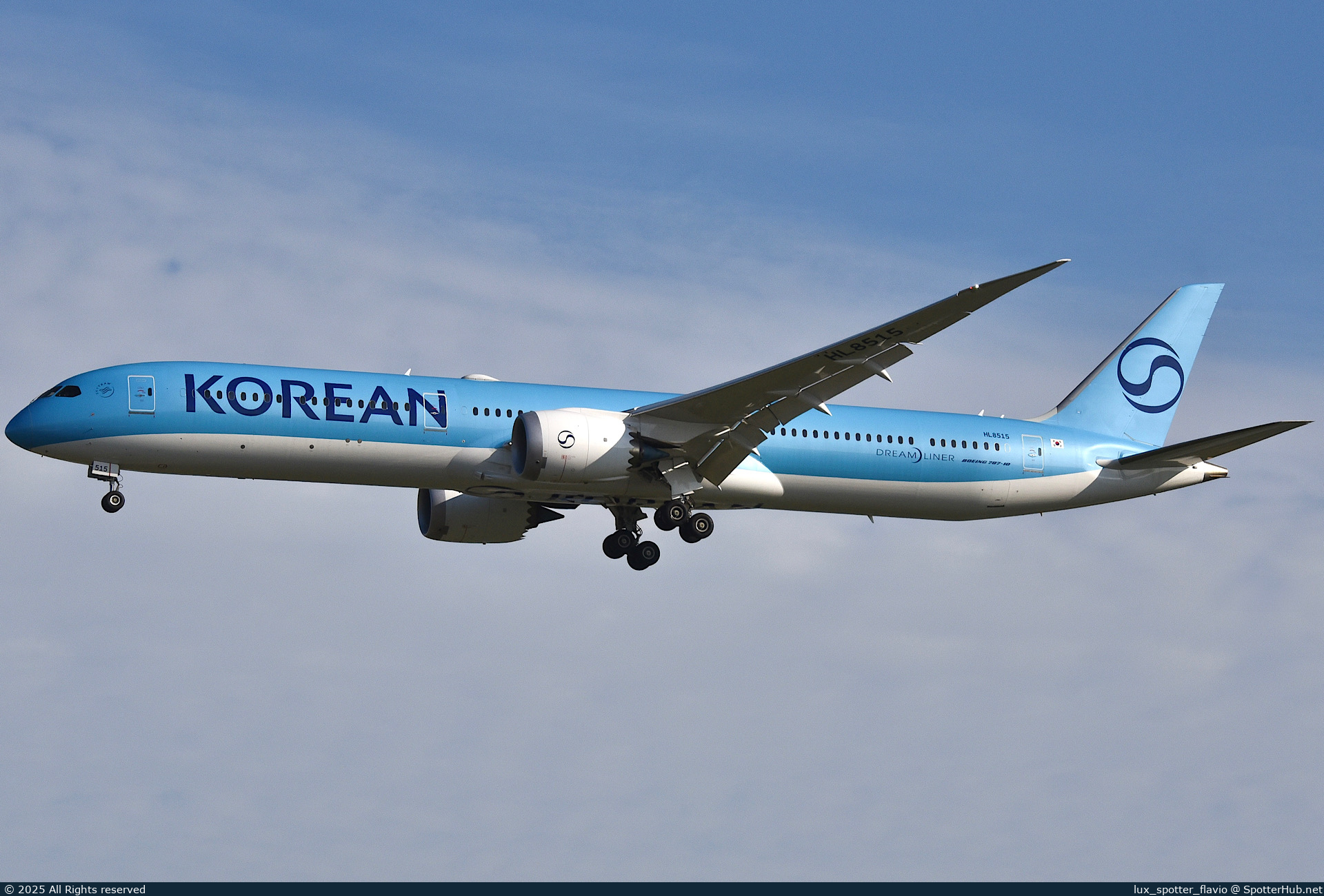 Photo of HL8515 - Boeing 787-10 Dreamliner operated by Korean Air