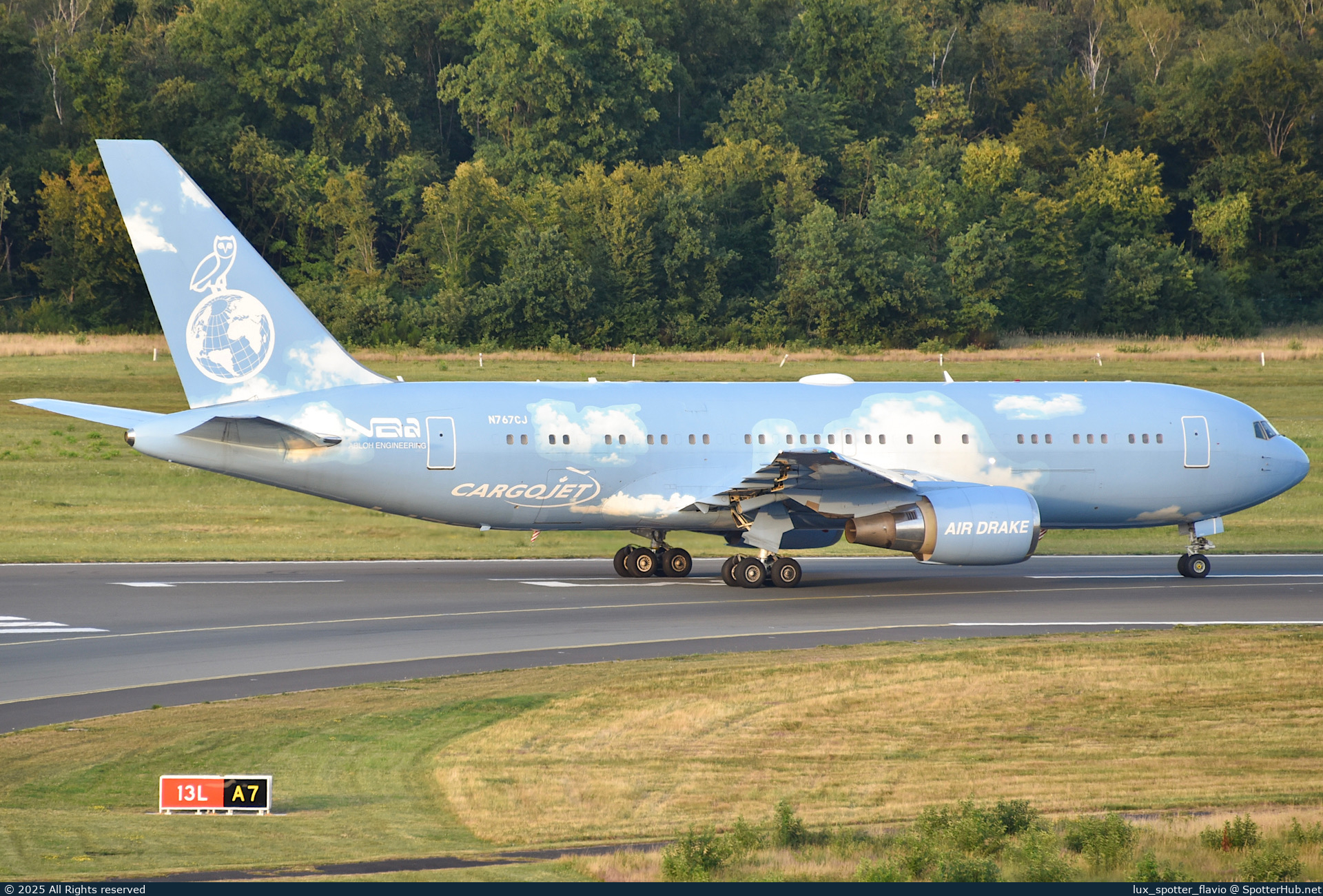 Photo of N767CJ - Boeing 767-24Q(ER) operated by Elan Express