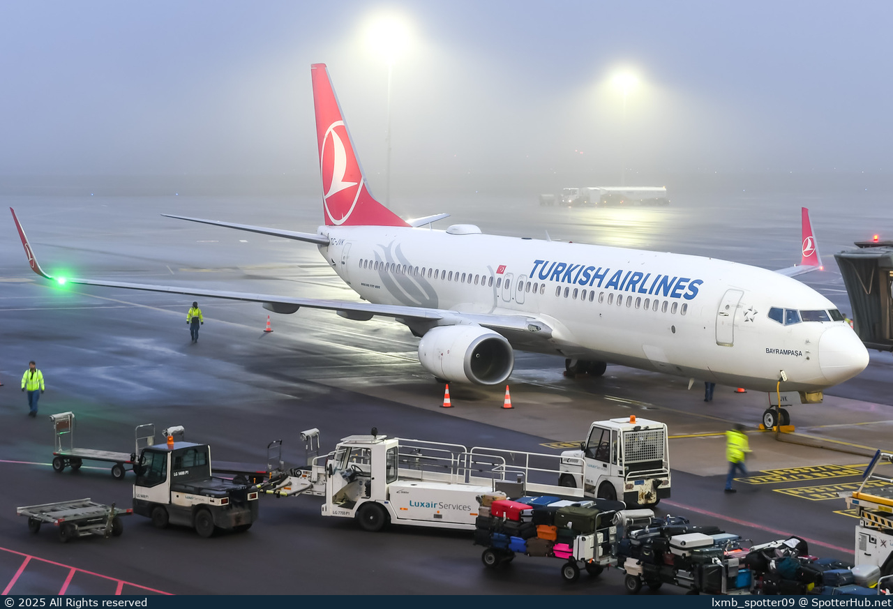 Photo of TC-JVK - Boeing 737-8F2 operated by Turkish Airlines