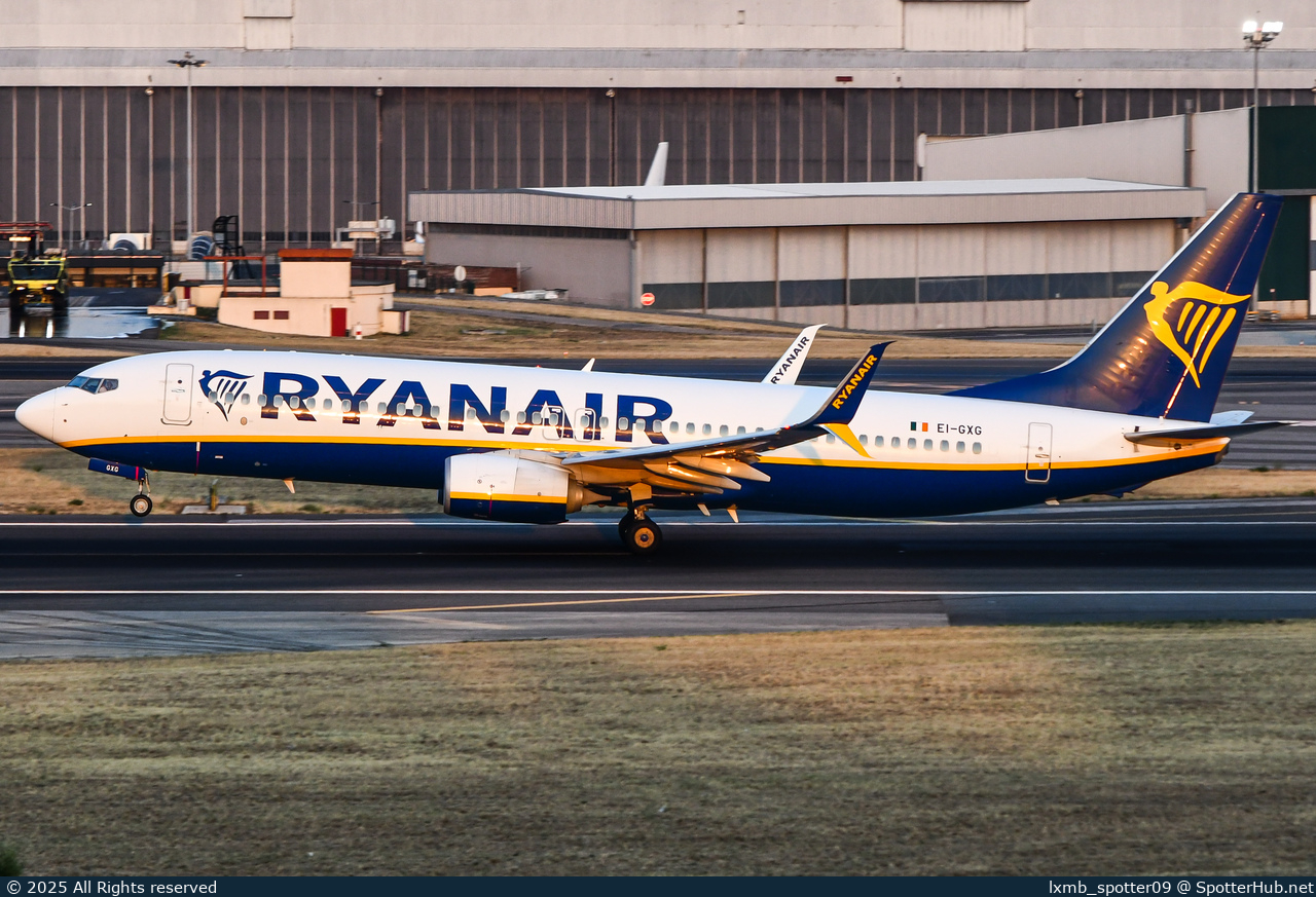Photo of EI-GXG - Boeing 737-8AS operated by Ryanair