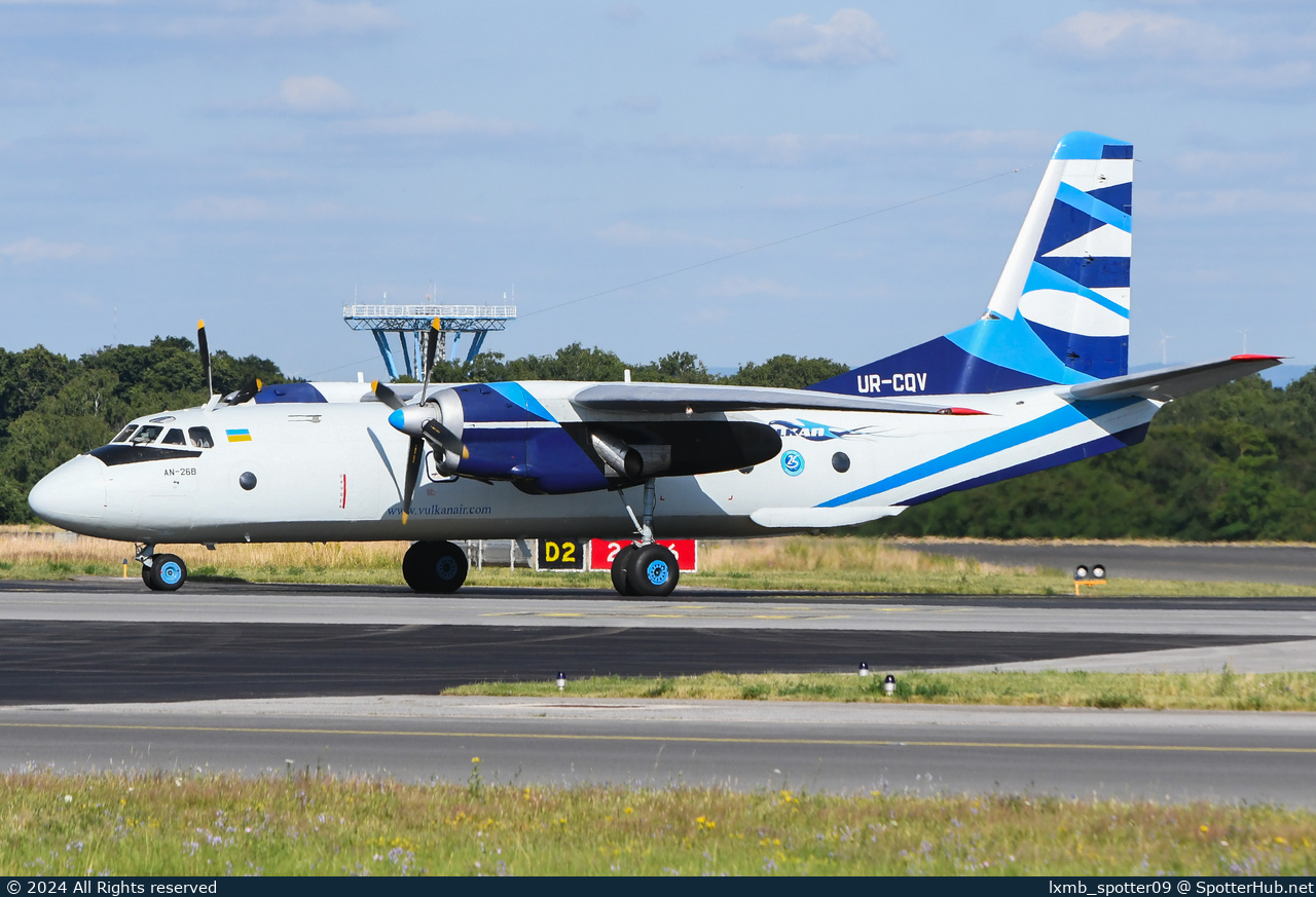 Photo of UR-CQV - Antonov An-26B operated by Vulkan Air