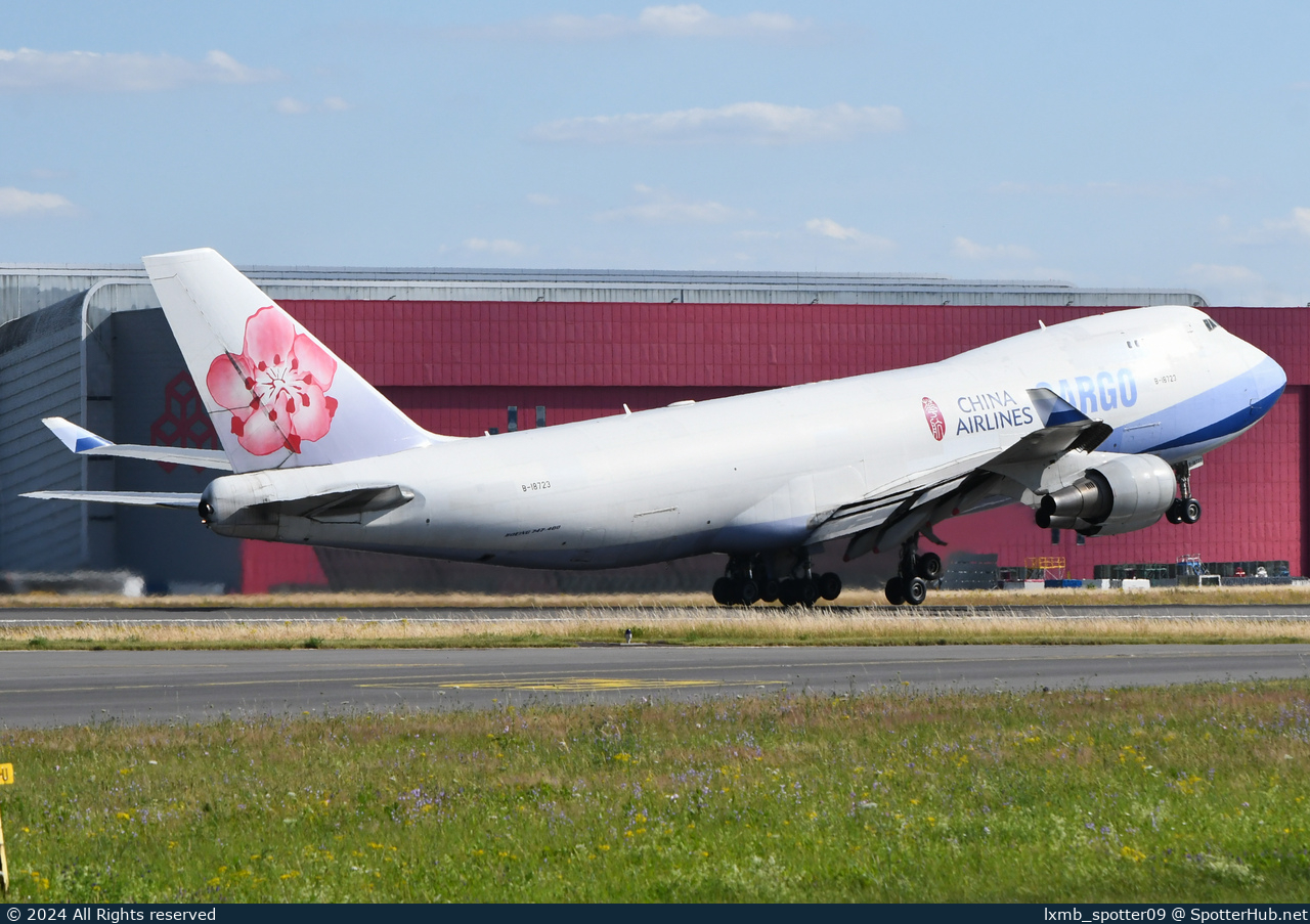 Photo of B-18723 - Boeing 747-409F operated by China Airlines Cargo
