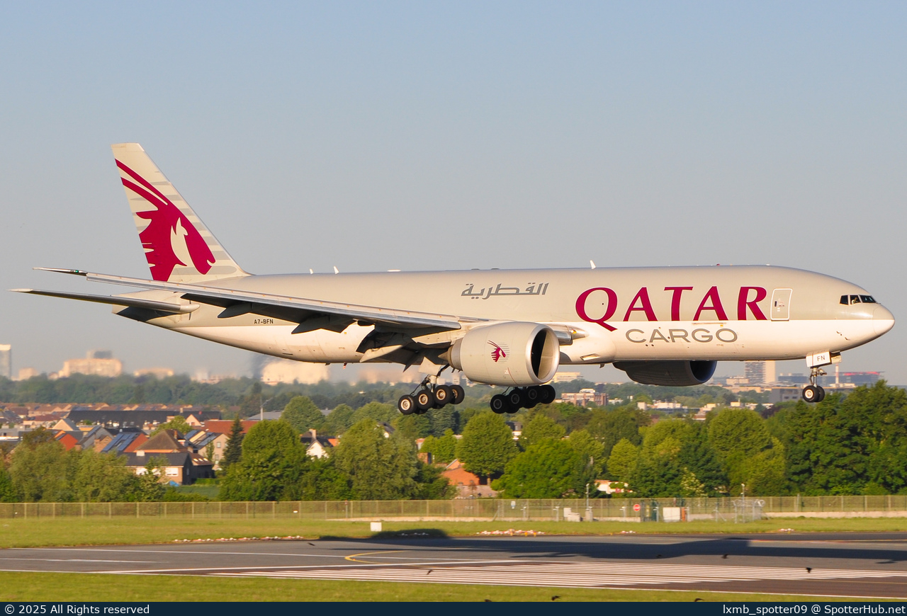 Photo of A7-BFN - Boeing 777-FDZ operated by Qatar Airways Cargo