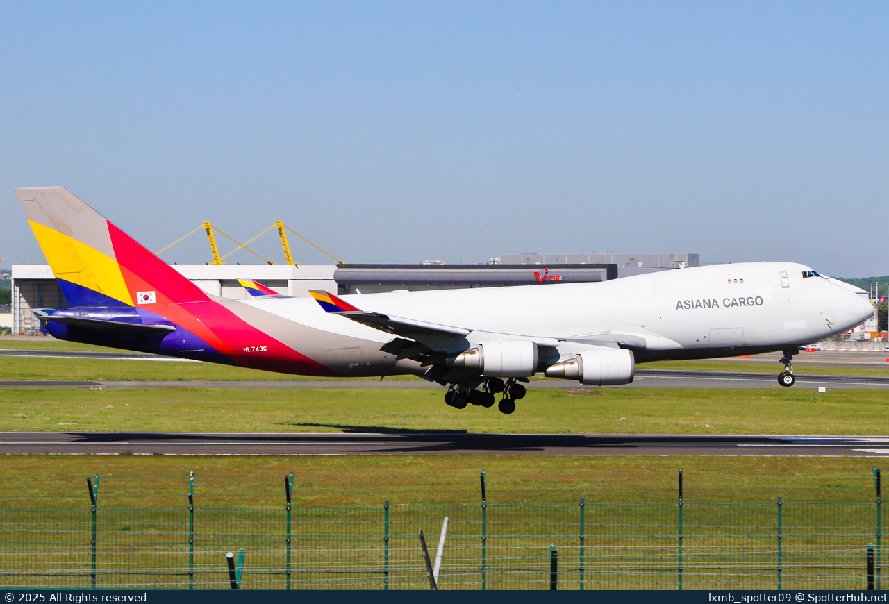 Photo of HL7436 - Boeing 747-48EF operated by Asiana Cargo