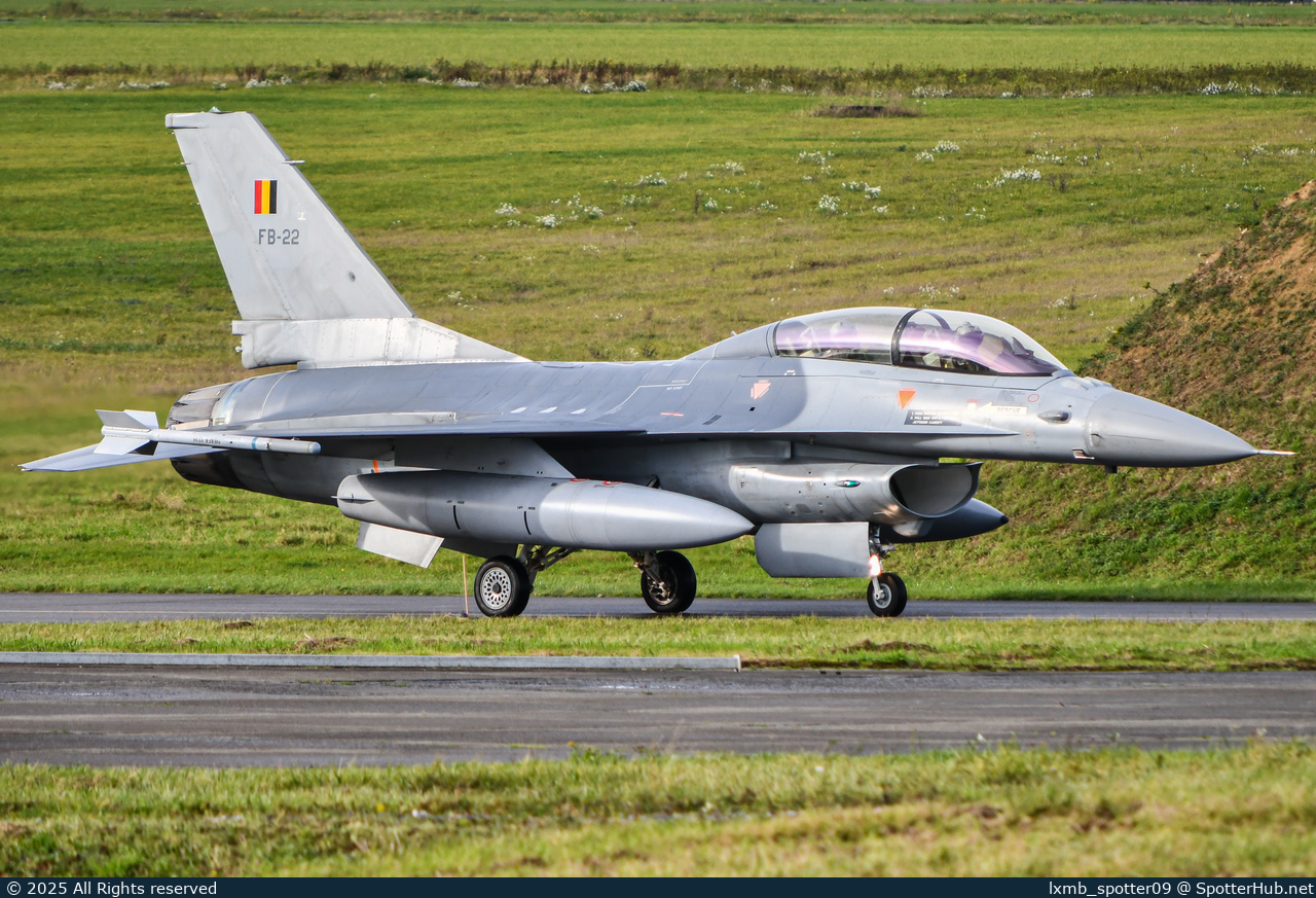 Photo of FB-22 - General Dynamics F-16BM Fighting Falcon operated by Belgian Air Force